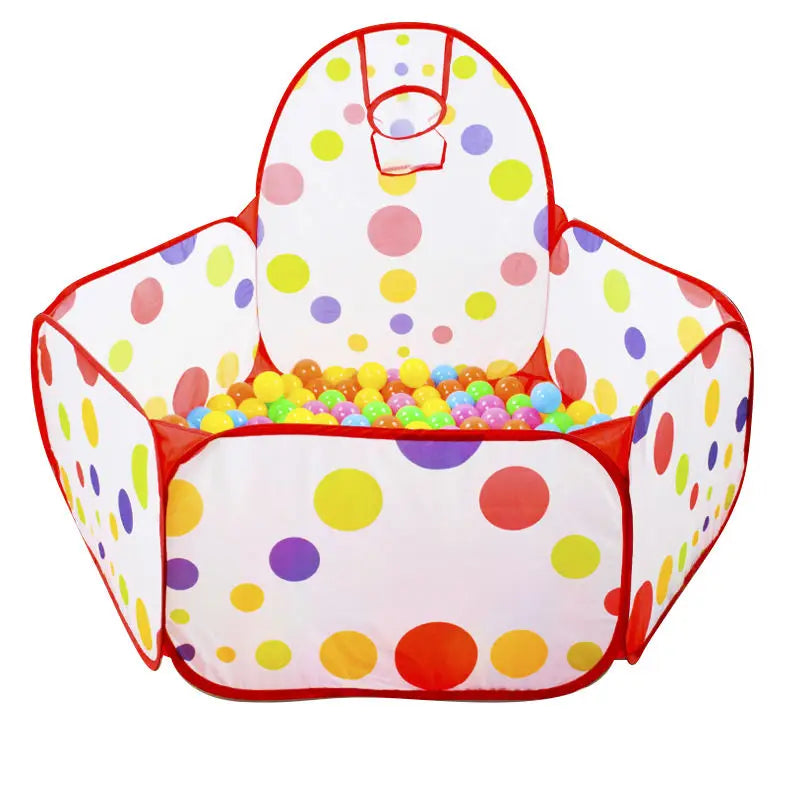 Piscine à Balles Enfant avec Panier de Basket