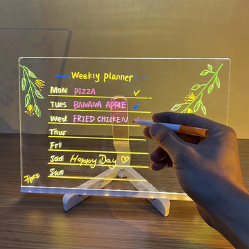 Tablette LED de Dessin et Messages Effaçables