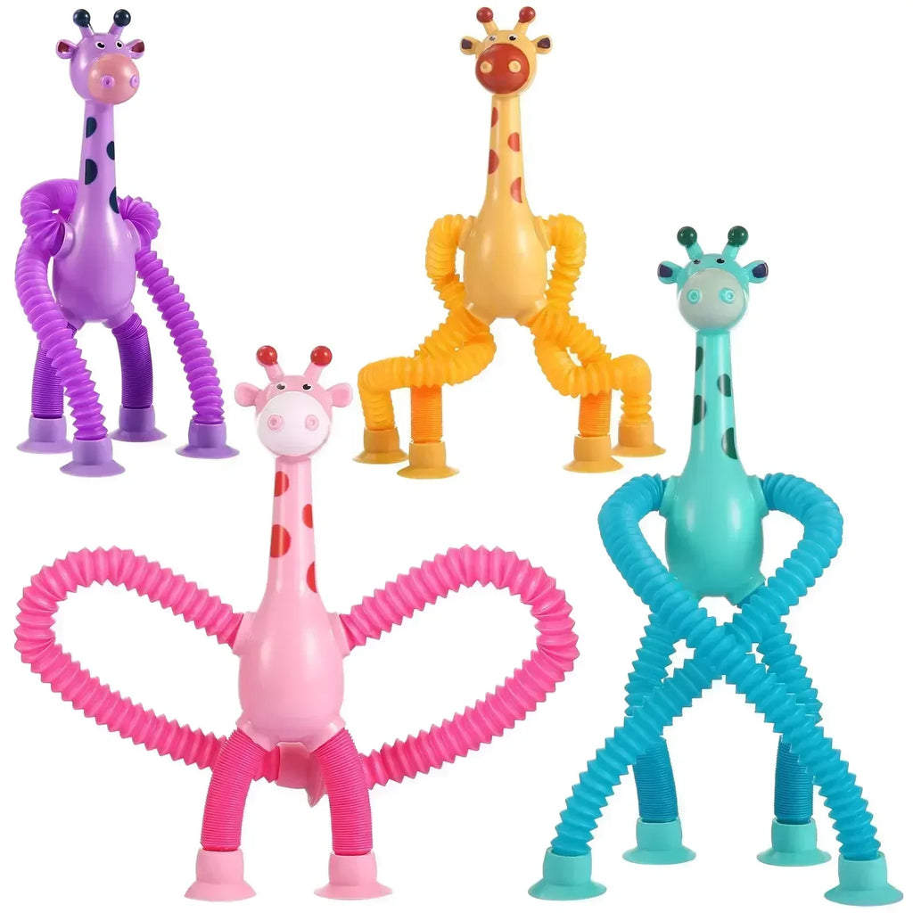 Jouet Girafe Télescopique Anti-Stress pour Enfants
