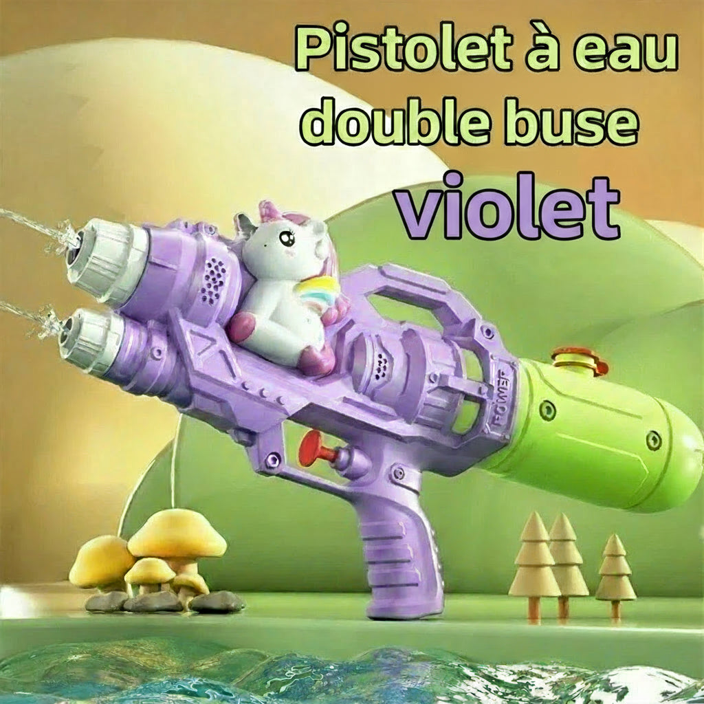 Pistolet à Eau Licorne & Dinosaure Double Jet