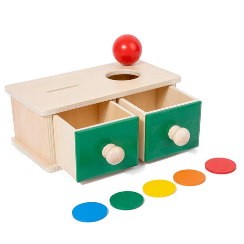 Boîte à forme bébé Montessori – jouet éducatif en bois motricité fine