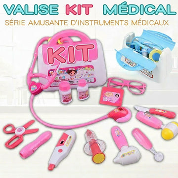 Malette Docteur Enfant 16 Pièces avec Son & Lumière