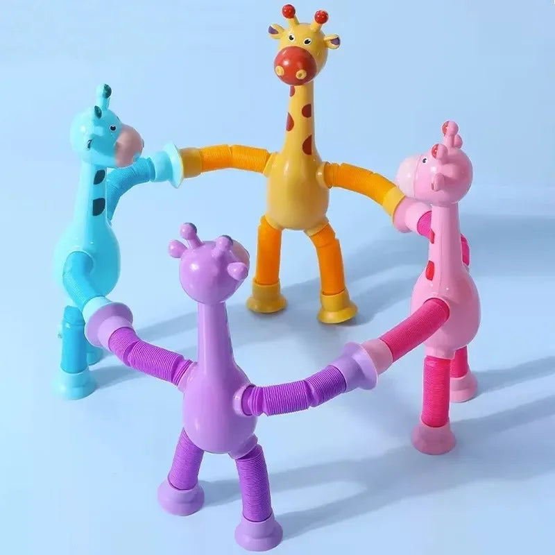 Jouet Girafe Télescopique Anti-Stress pour Enfants