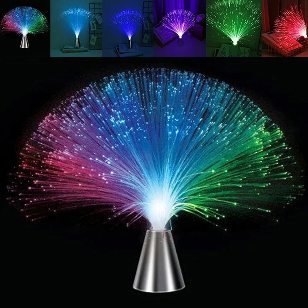 Lampe Fibre Optique LED Multicolore