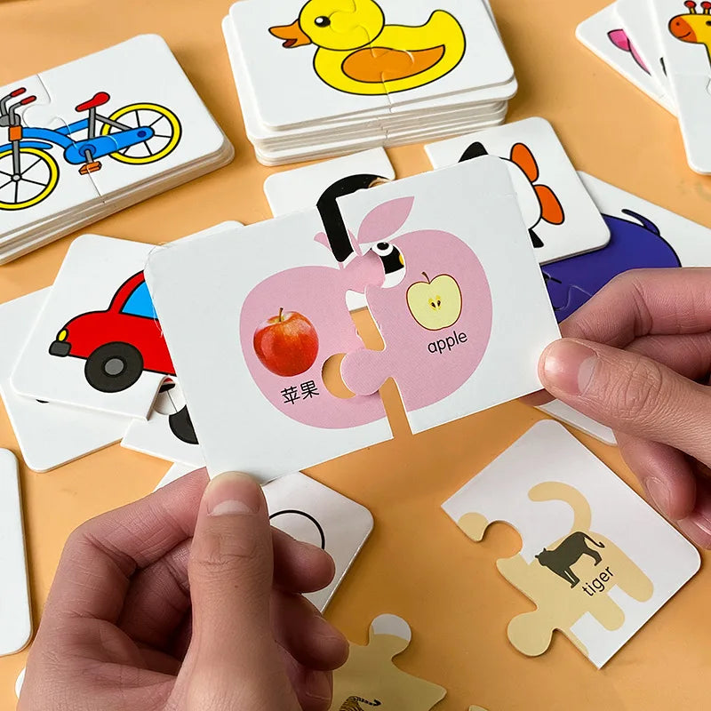 Jeu de Cartes Puzzle Éducatif Enfant