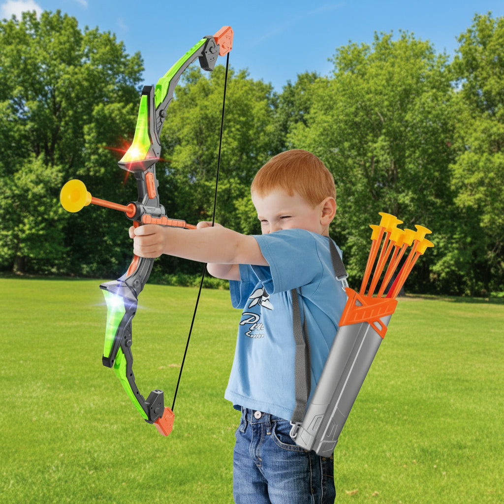 Arc et Flèches Lumineux pour Enfants