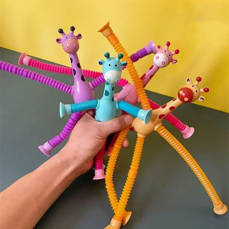 Jouet Girafe Télescopique Anti-Stress pour Enfants