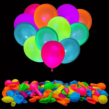 12 Ballons Fluorescents Réutilisables