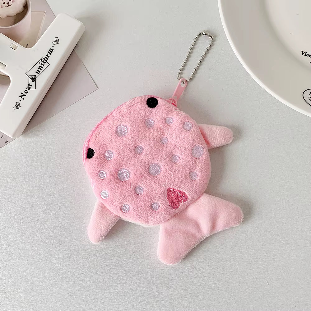 Porte-Monnaie Baleine en Peluche