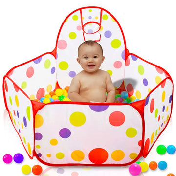 Piscine à Balles Enfant avec Panier de Basket