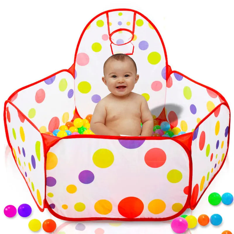 Piscine à Balles Enfant avec Panier de Basket