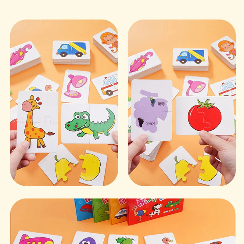 Jeu de Cartes Puzzle Éducatif Enfant