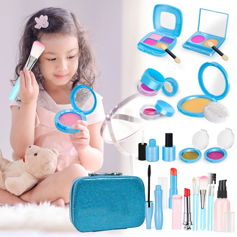 Coffret maquillage enfant avec accessoires colorés pour jeu d’imitation et créativité